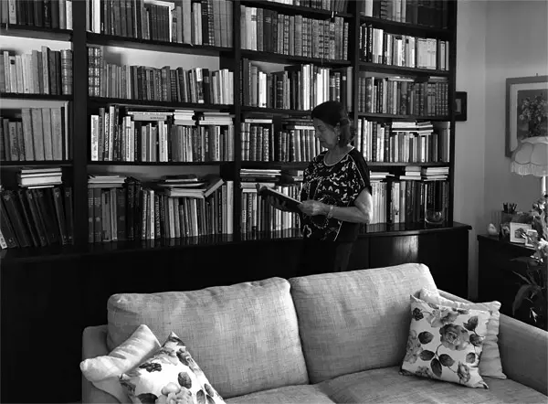 bibliothèque visite chez une client